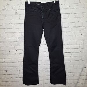 Kut From The Kloth Black Slate Natalie High Rise Bootcut Twill Pants Sz 6
